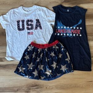 4th of July apparel.